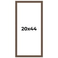 thumbnail image 1 of 20x44 Frame Brown Farmhouse Solid Wood Picture Frame Width 1.5 Inches | Interior Frame Depth 0.5, 1 of 8