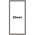 thumbnail image 1 of 20x44 Frame Silver Real Wood Picture Frame Width 1.25 Inches | Interior Frame Depth 0.75 Inches |, 1 of 8