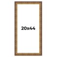 thumbnail image 1 of 20x44 Frame Vintage Gold Solid Wood Picture Frame | 2.5 Inch Moulding Width | Ornate Bronze Museo, 1 of 8