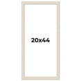 thumbnail image 1 of 20x44 Frame White Real Wood Picture Frame Width 1.75 inches | Interior Frame Depth 0.5 inches |, 1 of 8