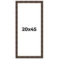 thumbnail image 1 of 20x45 Frame Brown Burl Real Wood Picture Frame Width 1.625 Inches | Interior Frame Depth 0.5 Inches, 1 of 8