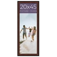 thumbnail image 1 of 20x45 Frame Executive Brown Round Mahogany Finish Solid Wood Picture Frame | 1.25 Inch Moulding, 1 of 8