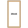 thumbnail image 1 of 20x45 Frame Gold Plein Aire Solid Wood Picture Frame Width 2 Inches | Interior Frame Depth 0.5, 1 of 8