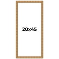 thumbnail image 1 of 20x45 Frame Gold Real Wood Picture Frame Width 1.5 inches | Interior Frame Depth 0.5 inches |, 1 of 8
