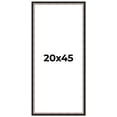 thumbnail image 1 of 20x45 Frame Silver Real Wood Picture Frame Width 1.25 Inches | Interior Frame Depth 0.75 Inches |, 1 of 8