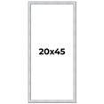 thumbnail image 1 of 20x45 Frame Sterling Silver Solid Wood Picture Frame | 1.25 Inch Moulding Width | 0.75 Inch, 1 of 8