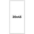 thumbnail image 1 of 20x45 Frame White Real Wood Picture Frame Width 0.75 inches | Interior Frame Depth 0.5 inches |, 1 of 8