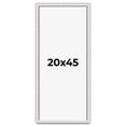 thumbnail image 1 of 20x45 Shadow Box Frame Silver | 1.625 Inches Deep Real Wood Contemporary Shadowbox Display Frame |, 1 of 7