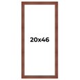 thumbnail image 1 of 20x46 Frame Brown Old Farmhouse Waxed Board 2" Wide Wood Frame Width 2 Inches | Interior Depth 0.5, 1 of 7
