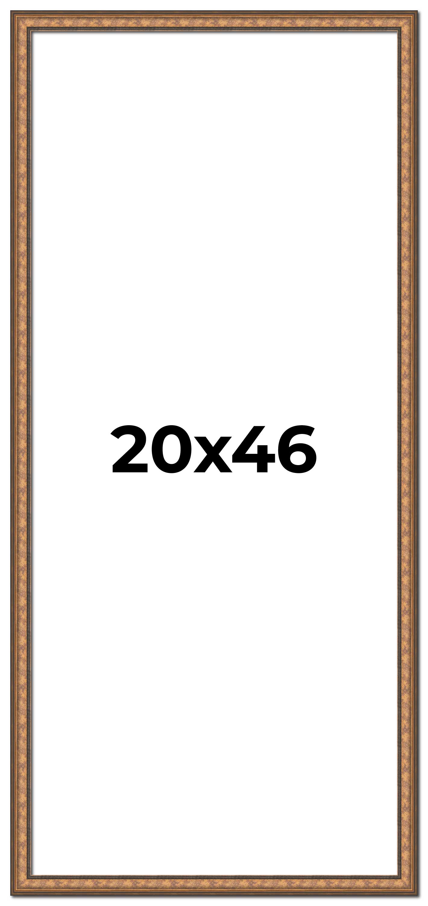 20x46 Frame Gold Real Wood Picture Frame Width 1.25 inches | Interior ...