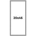 thumbnail image 1 of 20x46 Frame Silver Real Wood Picture Frame Width 1.125 Inches | Interior Frame Depth 0.5 Inches |, 1 of 8
