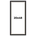 thumbnail image 1 of 20x48 Frame Black Real Wood Picture Frame Width 2.25 Inches | Interior Frame Depth 0.5 Inches |, 1 of 8
