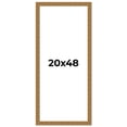 thumbnail image 1 of 20x48 Frame Black and Gold Distressed Solid Wood Sonoma Picture Frame | 1.625 Inch Moulding Width |, 1 of 8