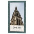 thumbnail image 1 of 20x48 Frame Blue Rustic Barnwood Solid Wood Picture Frame Width 1.25 Inches | Interior Depth 0.5, 1 of 8