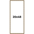 thumbnail image 1 of 20x48 Frame Gold Picture Frame - Complete Modern Photo Frame Includes UV Acrylic Shatter Guard, 1 of 8