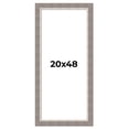 thumbnail image 1 of 20x48 Frame Grey Real Wood Picture Frame Width 2.75 Inches | Interior Frame Depth 0.5 Inches |, 1 of 8