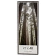 thumbnail image 1 of 20x48 Frame Silver Grey Distressed Solid Wood Picture Frame | 0.75 Inch Moulding Width | Interior, 1 of 8