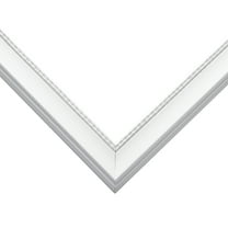 20x48 Frame White Real Wood Picture Frame Width 1.25 inches | Interior Frame Depth 0.5 inches |