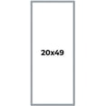 thumbnail image 1 of 20x49 Frame Rustic Sky Blue Solid Wood Picture Frame | 0.75 Inch Moulding Width |Includes UV, 1 of 8