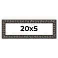 thumbnail image 1 of 20x5 Frame Black-Brown Medieval Solid Wood Picture Frame | 1.5 Inch Moulding Width | Gotham Beveled, 1 of 8