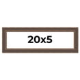 thumbnail image 1 of 20x5 Frame Golden Caramel Solid Wood Bronze Picture Frame | 1.25 Inch Moulding Width | 0.5 Inch, 1 of 8