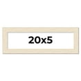 thumbnail image 1 of 20x5 Frame White Real Wood Picture Frame Width 1.5 inches | Interior Frame Depth 0.5 inches | Barn, 1 of 8