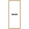 thumbnail image 1 of 20x50 Frame Beige Real Wood Picture Frame Width 1.25 inches | Interior Frame Depth 0.5 inches |, 1 of 8