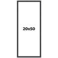 thumbnail image 1 of 20x50 Frame Black Real Wood Picture Frame Width 1.25 inches | Interior Frame Depth 0.5 inches |, 1 of 8