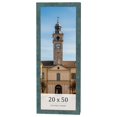 thumbnail image 1 of 20x50 Frame Blue Rustic Barnwood Solid Wood Picture Frame Width 1.25 Inches | Interior Depth 0.5, 1 of 8
