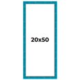 thumbnail image 1 of 20x50 Frame Blue Teal Burl Wood Picture Frame | 1.75 Inch Moulding Width | Interior Frame Depth 0.5, 1 of 8