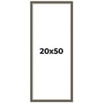 thumbnail image 1 of 20x50 Frame Silver Real Wood Picture Frame Width 1.25 Inches | Interior Frame Depth 0.5 Inches |, 1 of 8