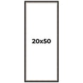 thumbnail image 1 of 20x50 Frame Silver Real Wood Picture Frame Width 1.25 Inches | Interior Frame Depth 0.75 Inches |, 1 of 8