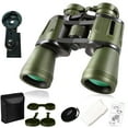 thumbnail image 1 of 20x50 High Power Binoculars with Focus Adjustment &Lens Protection for Long-Distance Viewing,High-Definition,Waterproof Compact,Linked to Mobile Phones,Outdoor Travel,Christmas Birthday Gifts for Men, 1 of 10