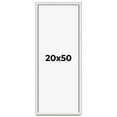 thumbnail image 1 of 20x50 Shadow Box Silver Brushed Striped Display Frame | 1.625 Inches Deep | 1 Inch Moulding Width |, 1 of 8