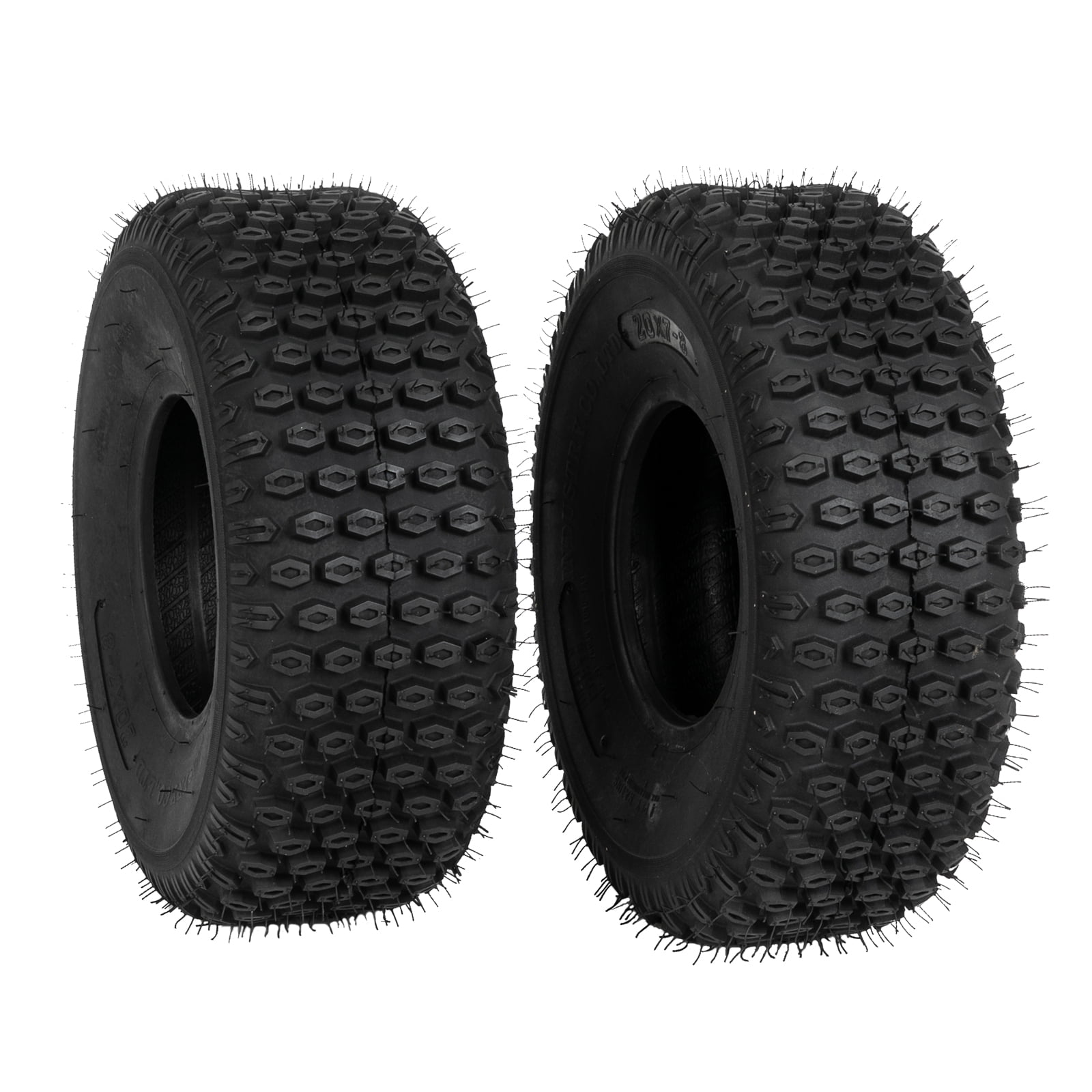 20x7.00-8 Set of 2 ATV UTV Tires, QM322 4PR