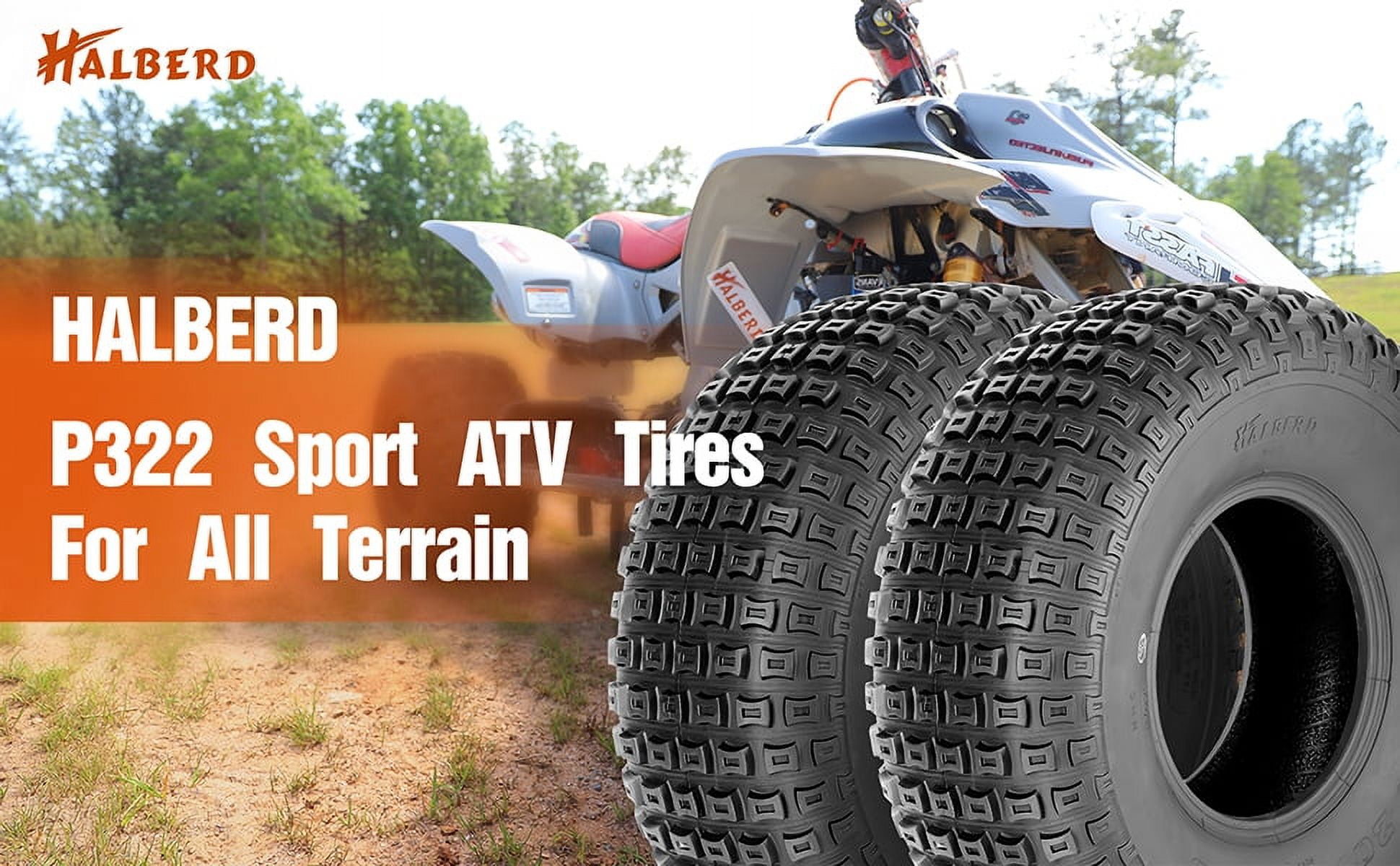 20x78 ATV Tires 20x7x8 20x7 8 Heavy Duty 4Ply All Terrain Tubeless Tyres Set of 2
