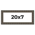 thumbnail image 1 of 20x7 Frame Black Bamboo Solid Wood Picture Frame Width 1.5 Inches | Interior Frame Depth 0.5 Inches, 1 of 8