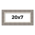 thumbnail image 1 of 20x7 Frame Grey Real Wood Picture Frame Width 2.75 Inches | Interior Frame Depth 0.5 Inches | Linus, 1 of 8