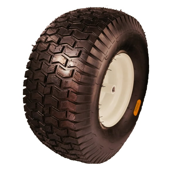20x8.00-8 Lawn Mower Tire and Wheel Tubeless with 3/4 Bushing, 3.5Offset Hub and 3 1/16 Keyway 20x8x8 Lawn Mower Tire with Rim for Tractor Rear, Turf Tread 20 inch Wheels, 800 lbs Weight Capacity