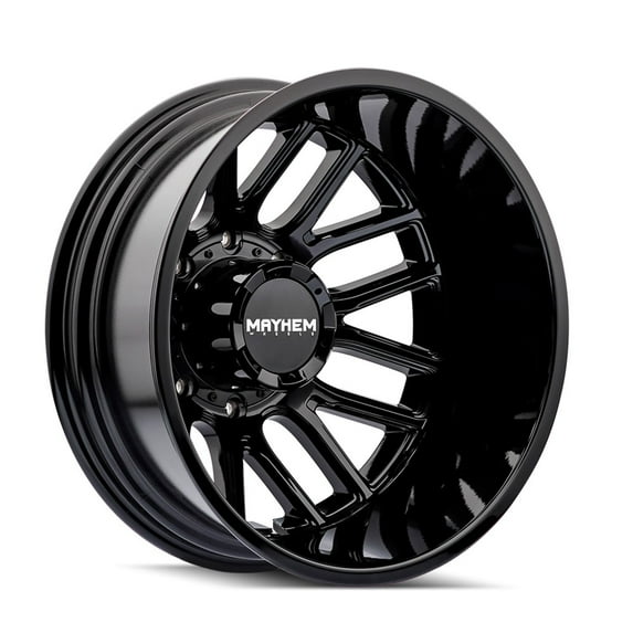 20x8.25 Mayhem Cogent Gloss Black DUALLY REAR Wheel 8x6.5 (-192mm)