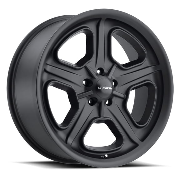 Vision Daytona 20x8.5 5x115 10et Satin Black Wheel