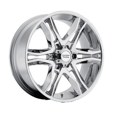 American Racing MAINLINE, 20x8.5 Wheel with 5 on 5.0 Bolt Pattern - Chrome - AR89328550235 Wheel Rim