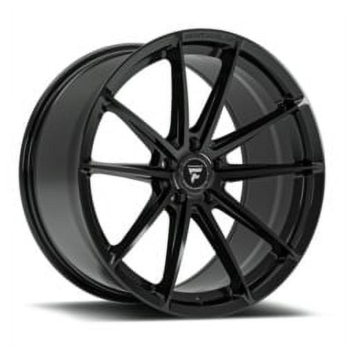 1 X Fittipaldi 362B 20X8.5 5X112 73.1 Hub 38 Offset Black Wheel Rim