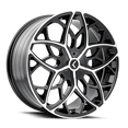 thumbnail image 1 of 20x8.5 Kraze KR184 Ricochet Black/Machined Wheel 5x115/5x120 (38mm), 1 of 3