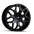 thumbnail image 1 of 20x8.5 Mazzi Profile Matte Black Wheel 5x108/5x4.5 (35mm), 1 of 3