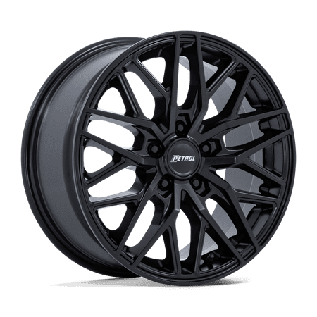 20x8.5 Petrol PE004 P3E Matte Black Wheel 5x4.5 (40mm)