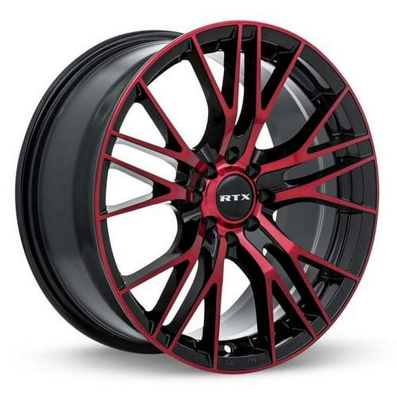 20x8.5 RTX Vertex Black Machined Red Wheel 5x4.5 (38mm)
