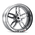 thumbnail image 1 of 20x8.5 Ridler 608 Chrome Wheel 5x5 (0mm), 1 of 2