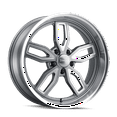 thumbnail image 1 of 20x8.5 Ridler 608 Grey W/ Milled Spokes & Diamond Lip Wheel 5x4.75 (0mm), 1 of 2