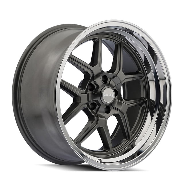 20x8.5 Ridler 610 Grey/Polished Lip Wheel 5x5 (0mm) - Walmart Business ...